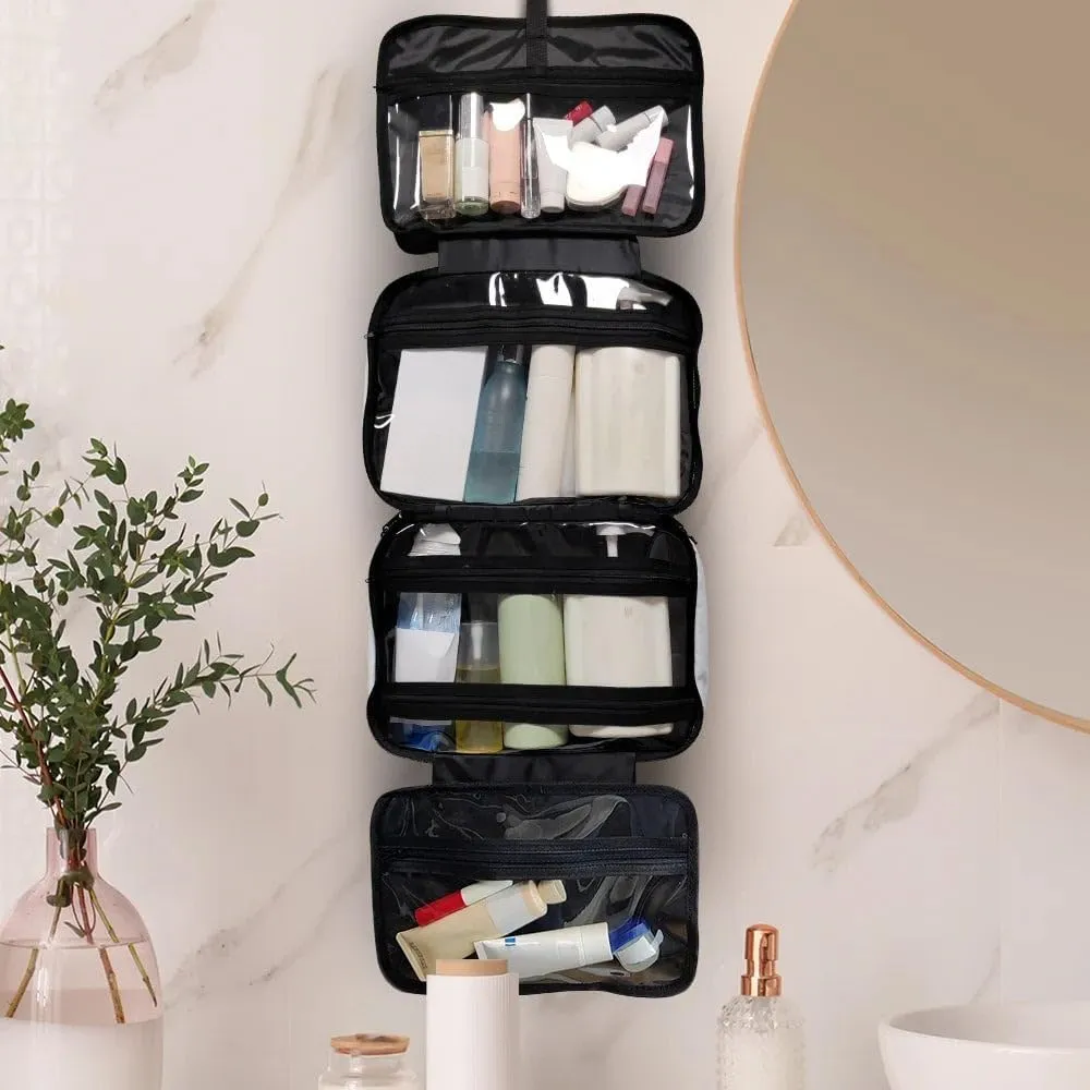 WANDER PRINTS Personalized Toiletry Bag - Gift For Traveling Lovers, Besties, Family - Floral Women Travel Bag Monogram