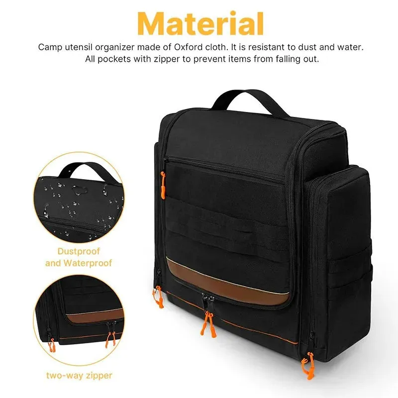 Waterproof Hanging Camping Storage Bag Rv & Outdoor 16.5 X 15 X 6.3In