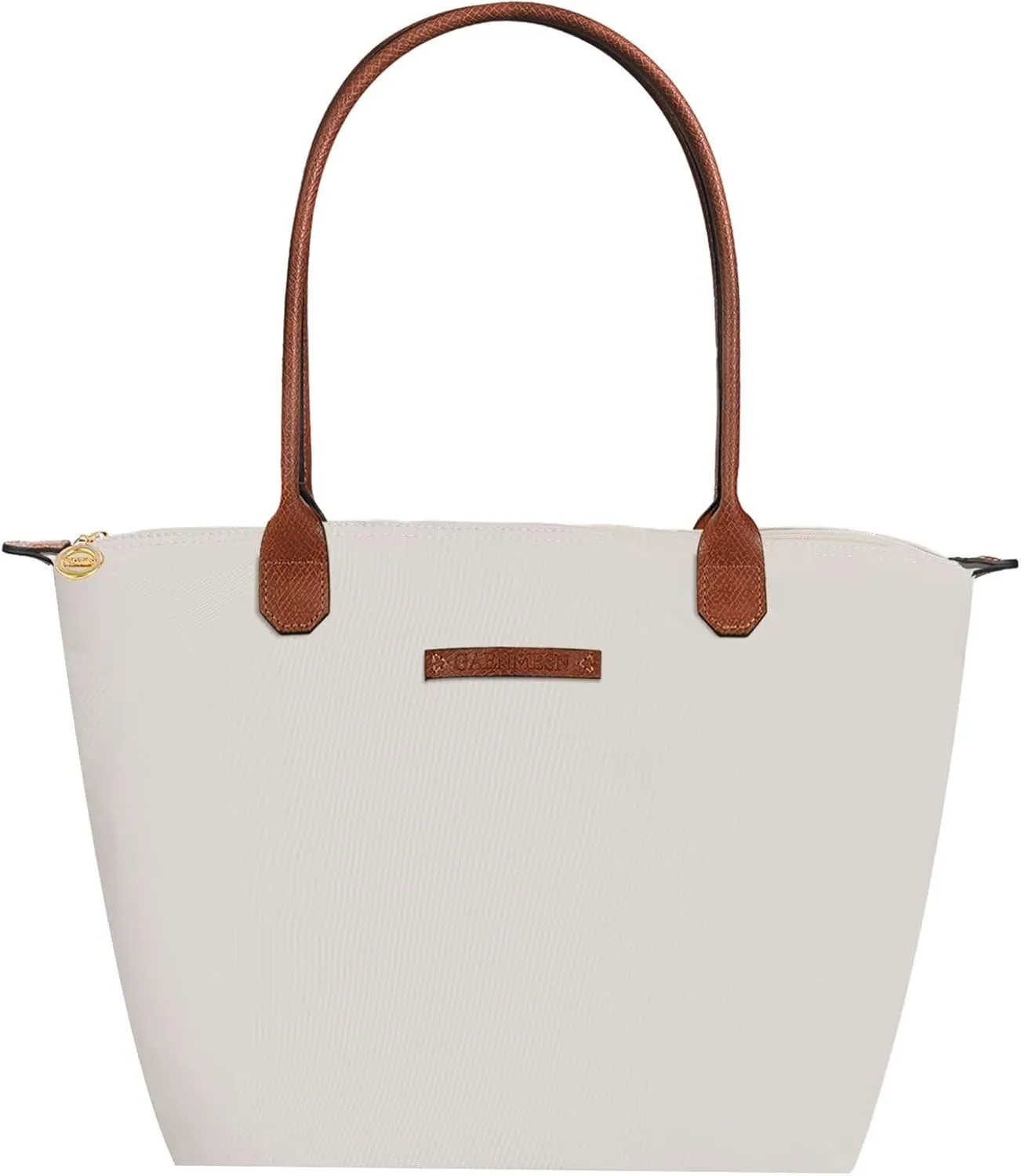 Waterproof Nylon Tote bag for Women Lightweight Designer Handbag with Zipper Stylish and Durable Purse