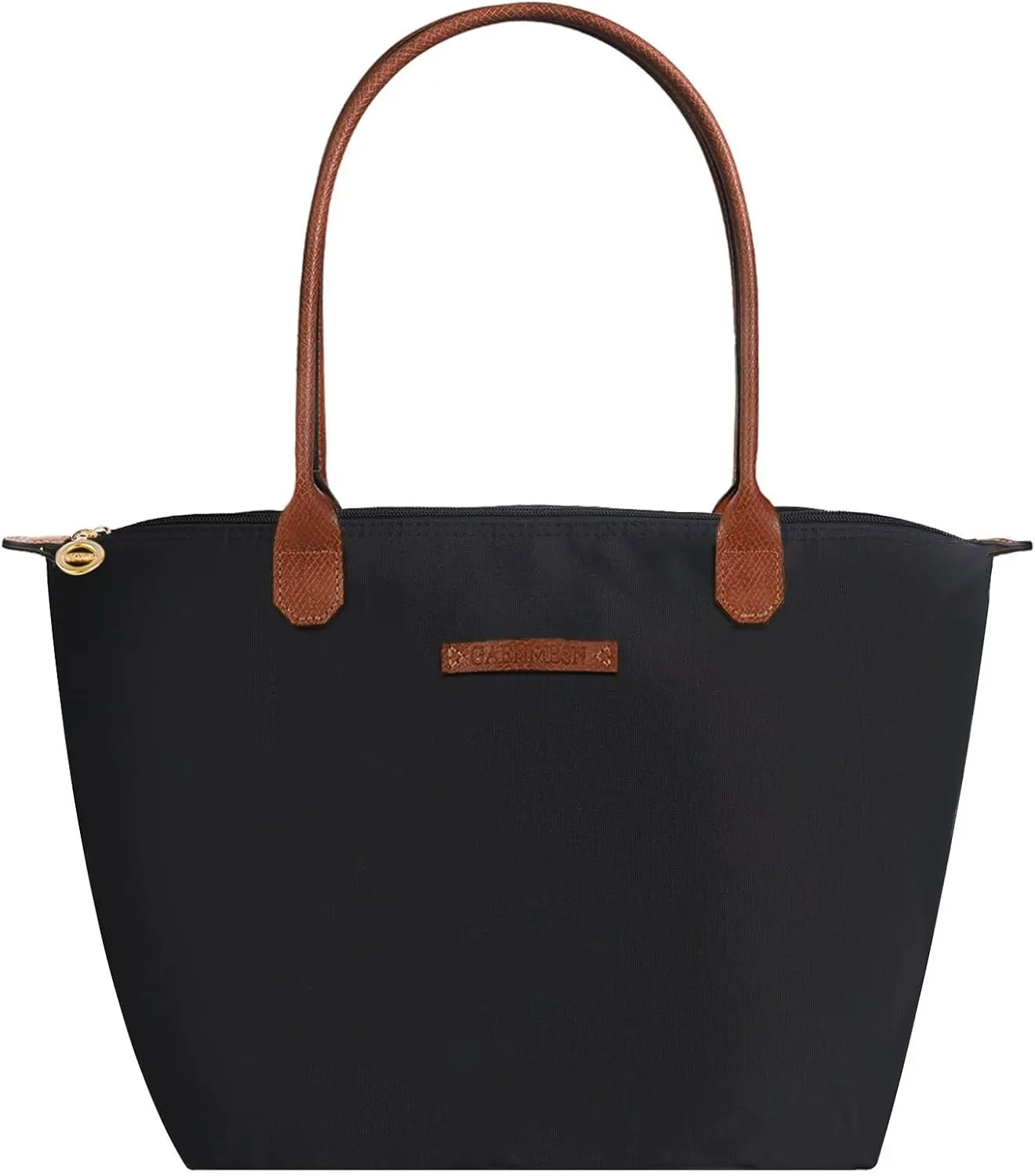 Waterproof Nylon Tote bag for Women Lightweight Designer Handbag with Zipper Stylish and Durable Purse