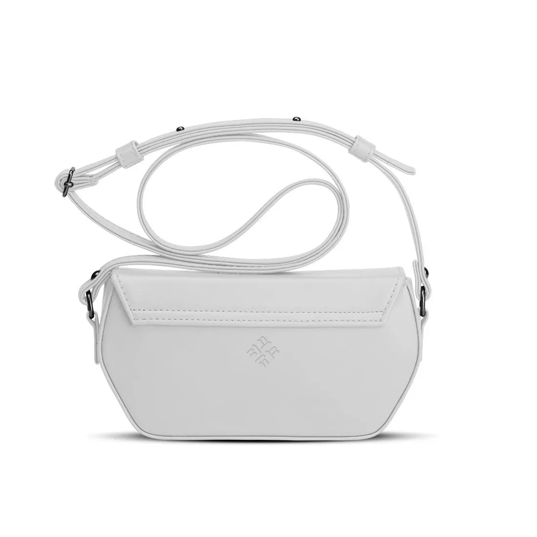 White Swag Crossbody Handcraft