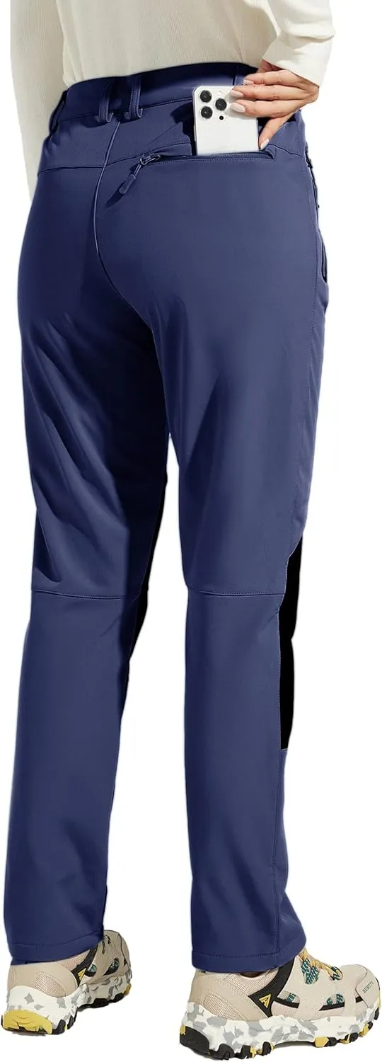 Willit Women's Snow Pants Waterproof Warm Winter Hiking Pants Outdoor Pants Insulated Cold Weather
