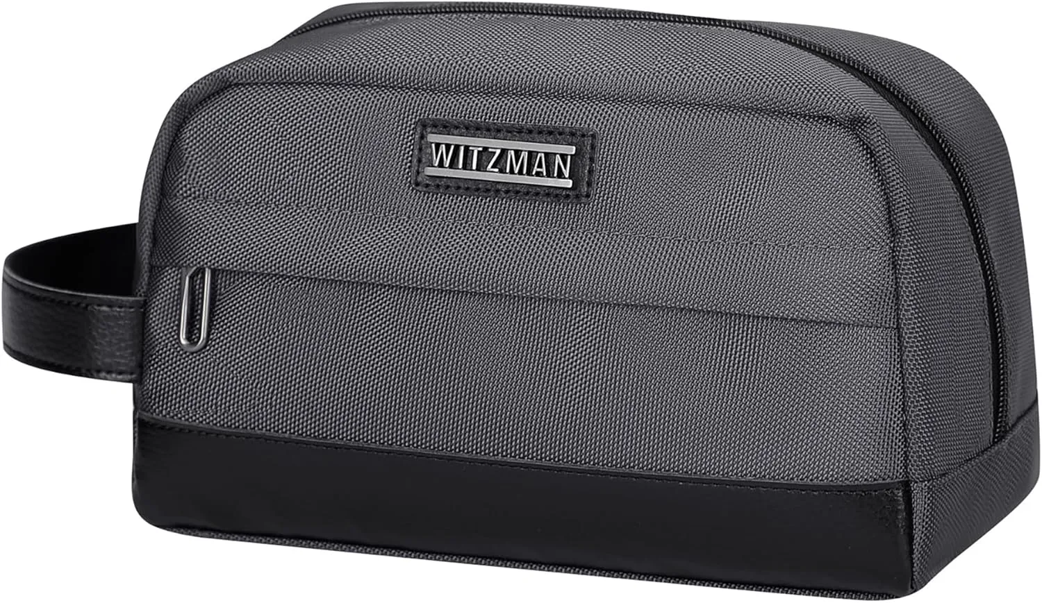 WITZMAN Toiletry Bag for Men Women Lightweight Hanging Travel Bathroom Bag Water-Resistant Shaving Dopp Kit for Men Cosmetic Bag（B692 Silvery Grey）