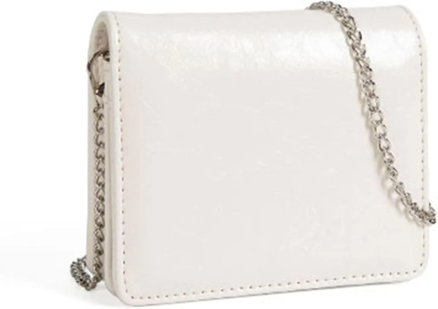 Women Fashion Small Purse Evening Bag with Crossbody Chain PU Leather Portable Coin Purse Lipsticks Earphone Organizers