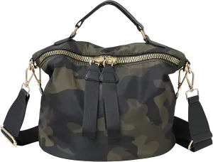 Women Nylon Handbag Anti-theft Casual Lightweight Travel Shopping Shoulder Bag Crossbody bag
