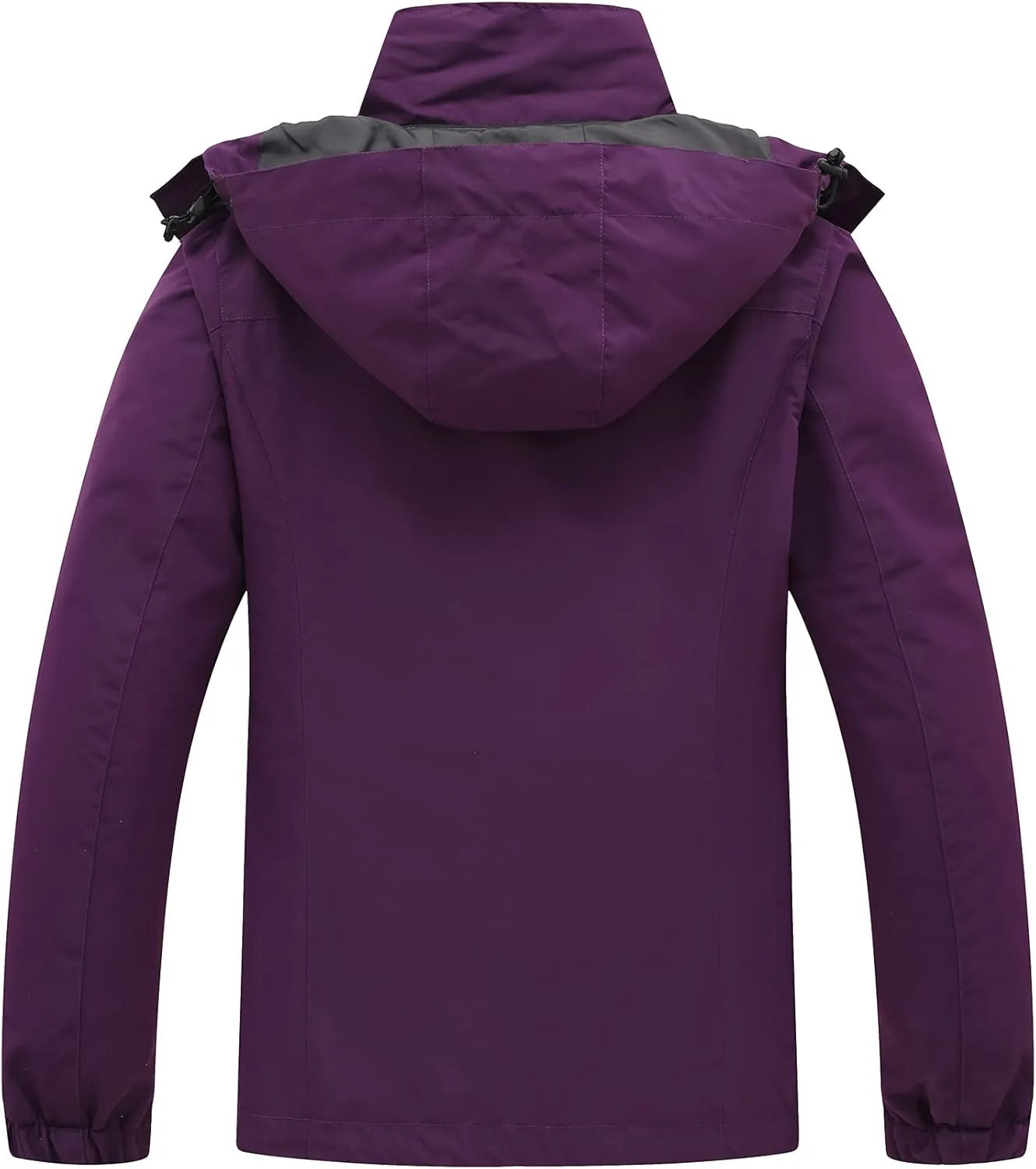 Women's 3 in 1 Ski Jacket Mountain Waterproof Windproof Winter Snow Coat Hike Snowboarding Jackets Hooded Warm Raincoat