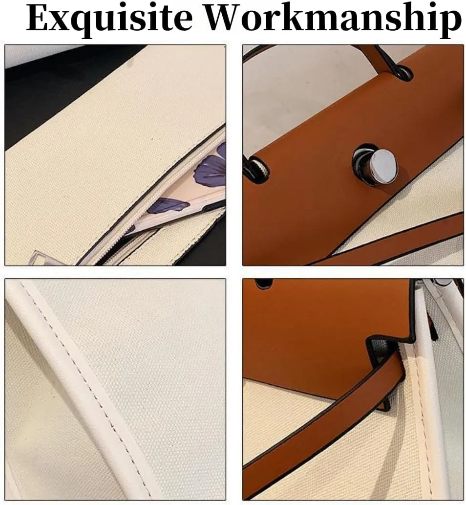 Women's Crossbody Bag with Free Zip Pouch - Adjustable Crossbody, Shoulder & Hand Carry Bag for Work,Gift