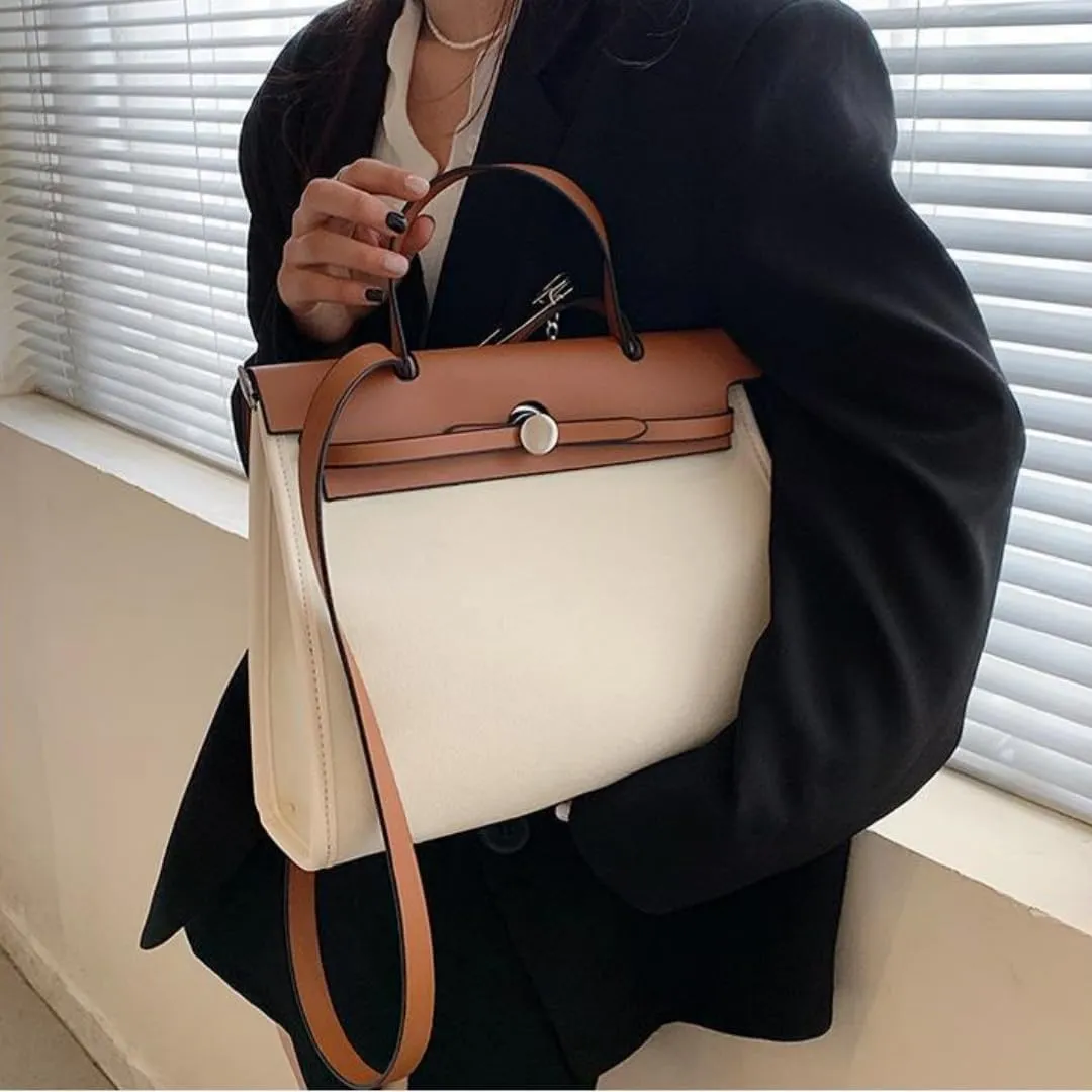 Women's Crossbody Bag with Free Zip Pouch - Adjustable Crossbody, Shoulder & Hand Carry Bag for Work,Gift