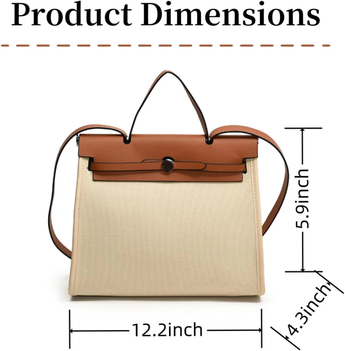 Women's Crossbody Bag with Free Zip Pouch - Adjustable Crossbody, Shoulder & Hand Carry Bag for Work,Gift
