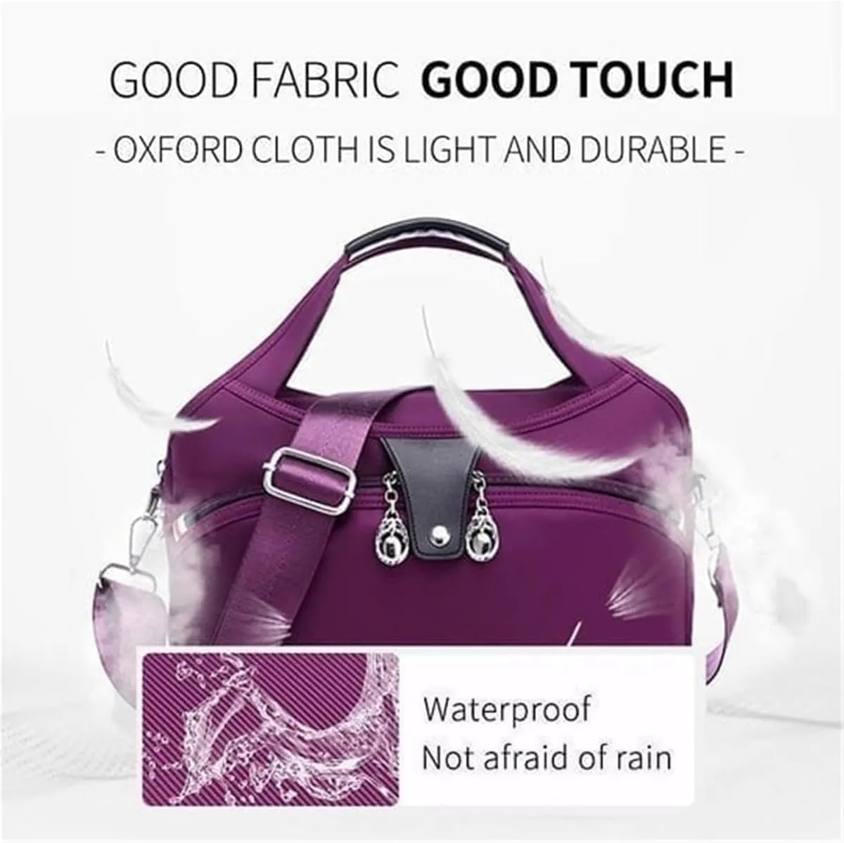 Women's Fashion Anti Theft Handbag,Multifunctional Large Capacity Crossbody,Lightweight Casual Satchel with Adjustable Strap