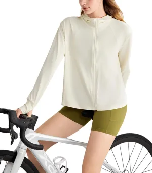 Women’s Lightweight Summer UV Protection Jacket Sunscreen Hoodie Coat