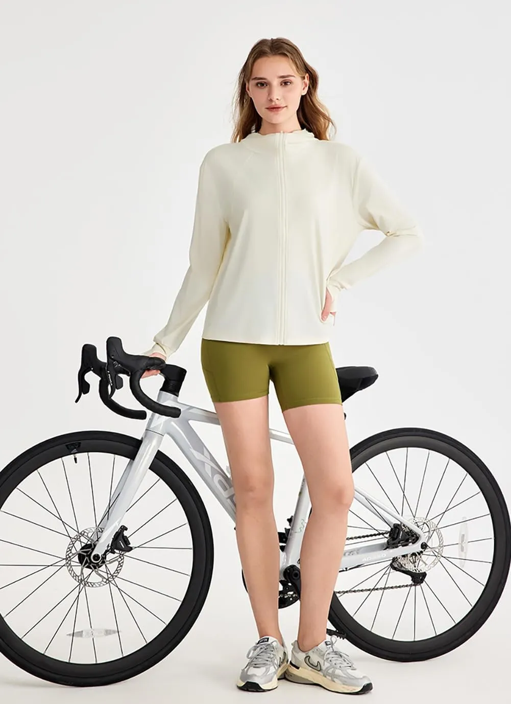 Women’s Lightweight Summer UV Protection Jacket Sunscreen Hoodie Coat