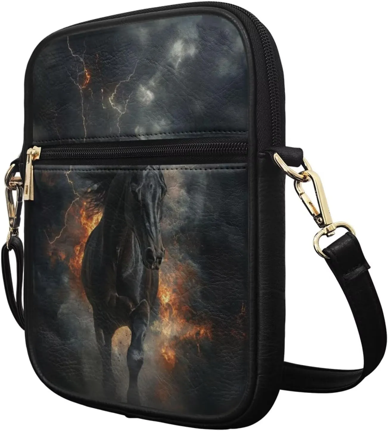 Womens Mens Leather Shoulder Bag Small Leather Messenger Bag Crossbody Satchel Bag Purse Handbag Casual Daypack