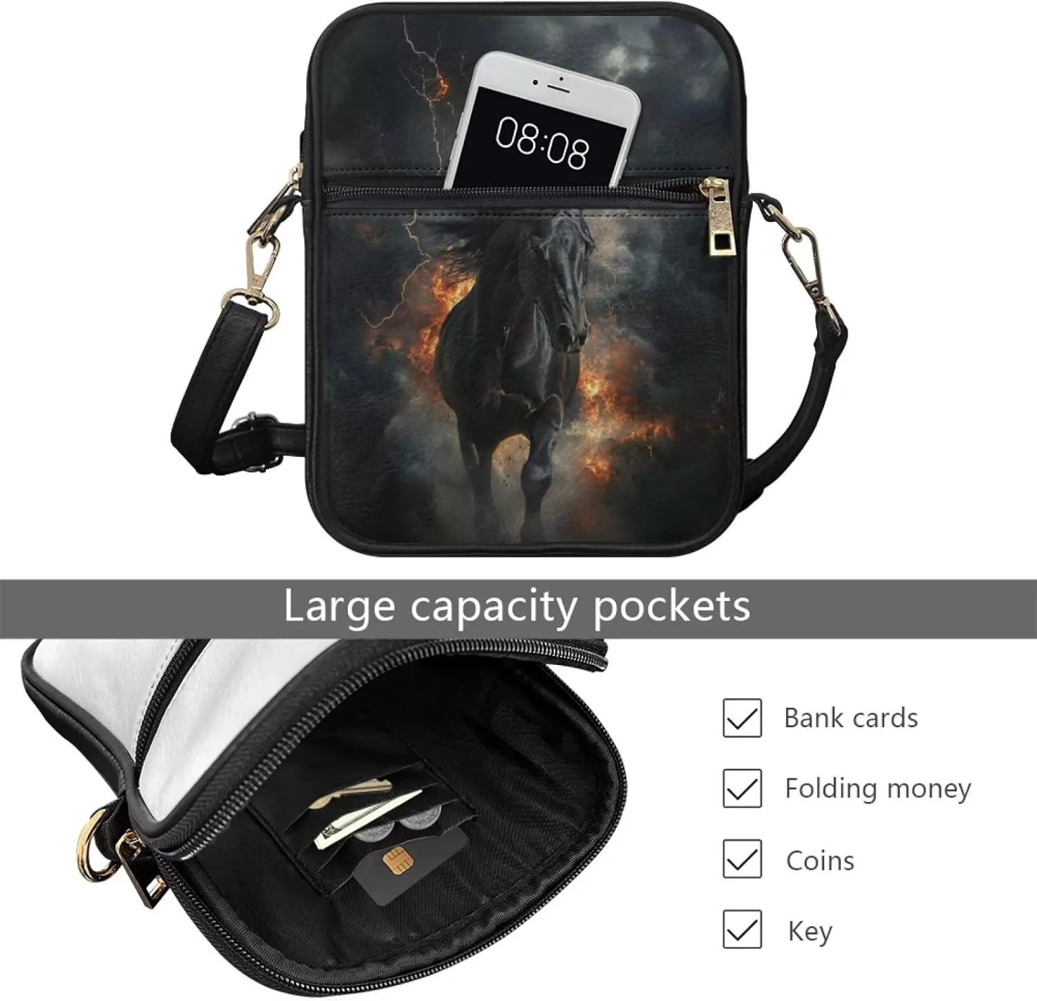 Womens Mens Leather Shoulder Bag Small Leather Messenger Bag Crossbody Satchel Bag Purse Handbag Casual Daypack