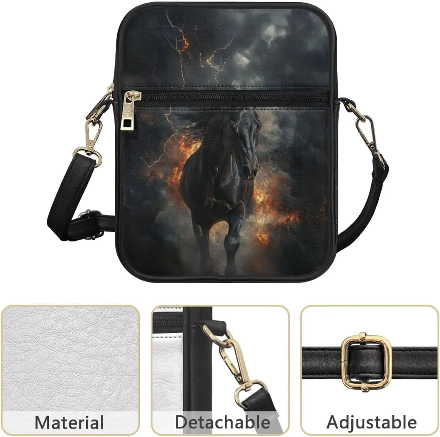 Womens Mens Leather Shoulder Bag Small Leather Messenger Bag Crossbody Satchel Bag Purse Handbag Casual Daypack