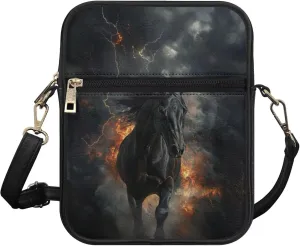 Womens Mens Leather Shoulder Bag Small Leather Messenger Bag Crossbody Satchel Bag Purse Handbag Casual Daypack