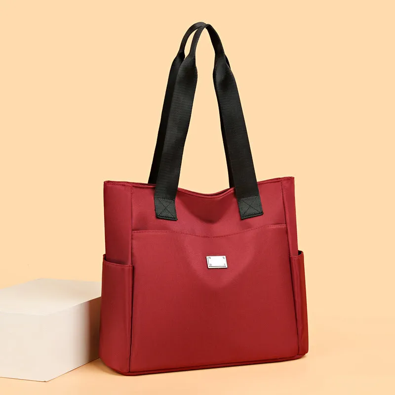 Women's Oxford Cloth Fashion Portable Large Capacity Shoulder Bags