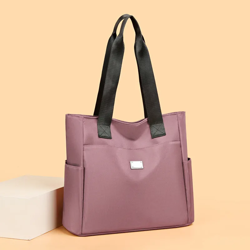 Women's Oxford Cloth Fashion Portable Large Capacity Shoulder Bags