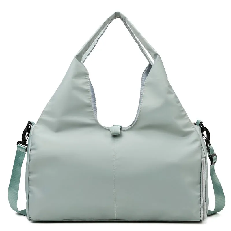 Women's Oxford Cloth Large Capacity Yoga Fitness Independent Shoe Travel Bags