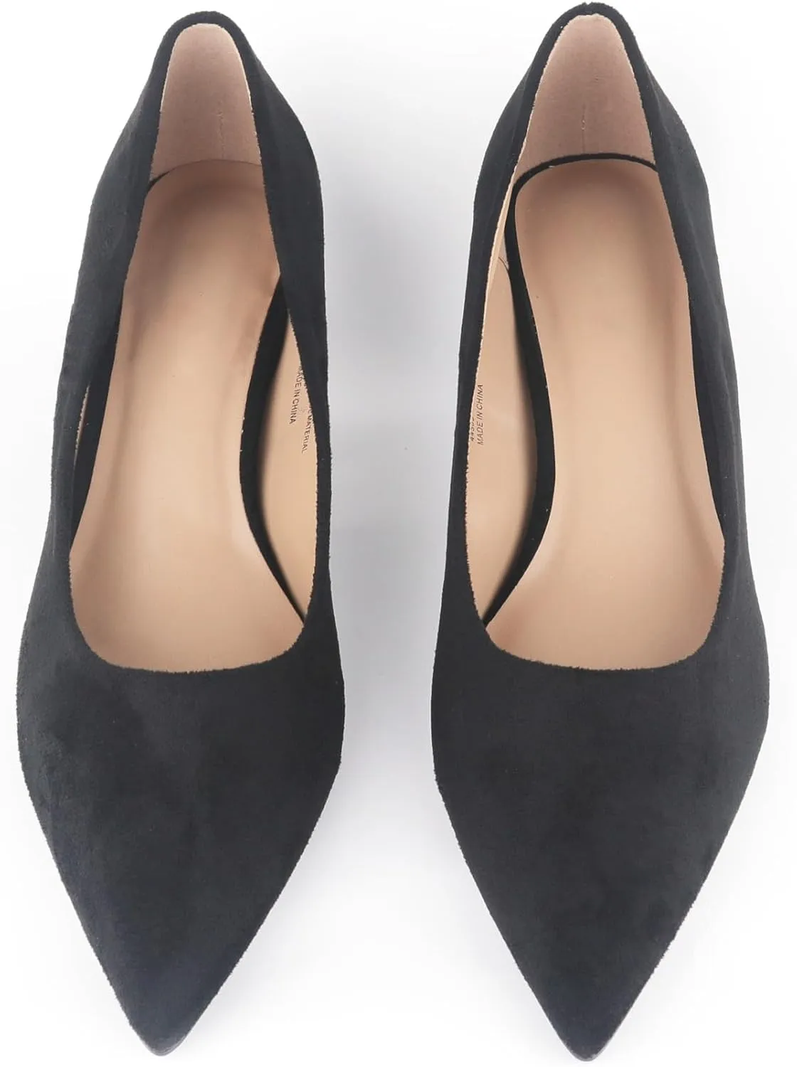 Women's Pumps Kitten Heel Pointed Toe Shoes for Ladies Women Comfortable Office Work Dress Casual Weeding Shoes