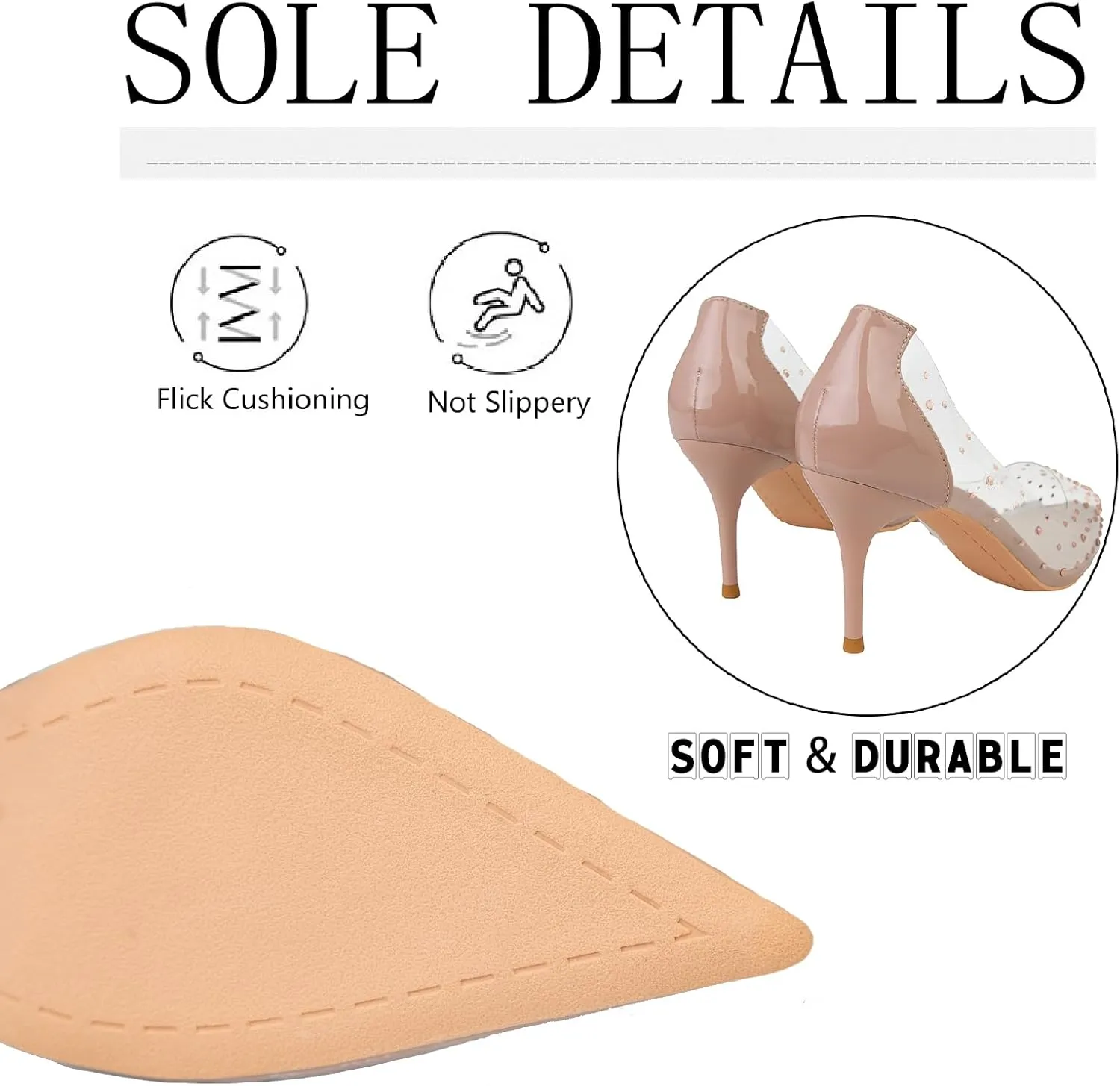 Women's Rhinestones Clear Leather Stiletto Pumps Fashion Comfort Closed Pointed Toe Slip On High Heels Sandals for Party Prom Date Dress Shoes