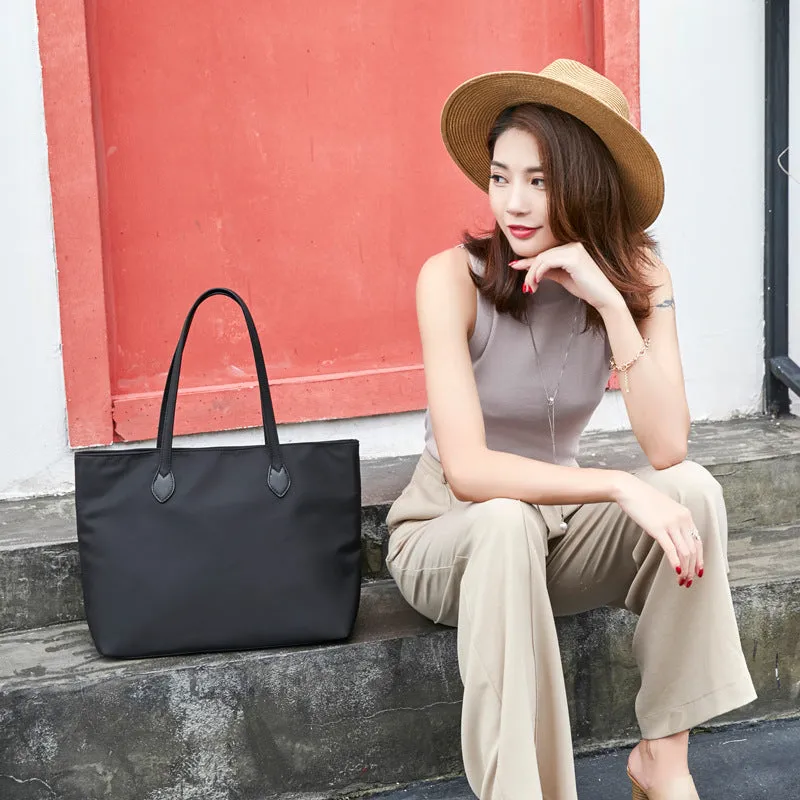 Women's Simple Large Capacity Nylon Oxford Cloth Shoulder Bags