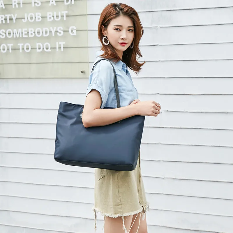 Women's Simple Large Capacity Nylon Oxford Cloth Shoulder Bags