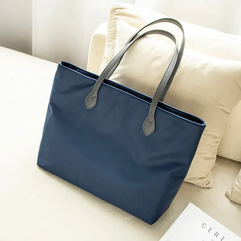 Women's Simple Large Capacity Nylon Oxford Cloth Shoulder Bags