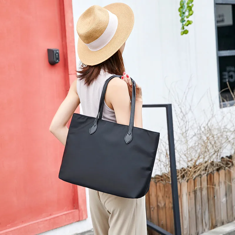 Women's Simple Large Capacity Nylon Oxford Cloth Shoulder Bags