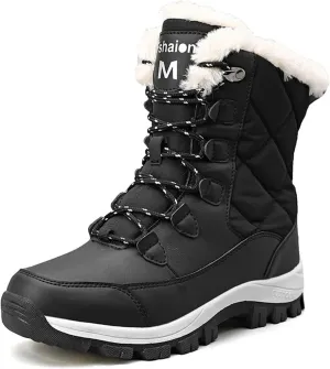 Women's Winter Thermal Boots for Women Waterproof Snow Winter Warm Hiking Work Comfy Fashion Women's Shoes