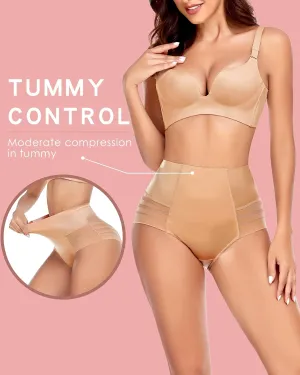 WOWENY Tummy Control Panties for Women Seamless Briefs Comfy Body Shaper Shapewear Sexy Underwear