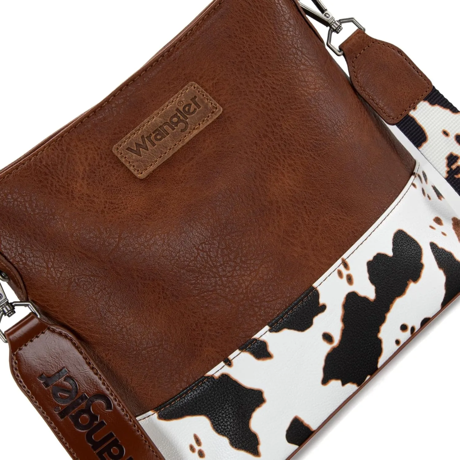 Wrangler Crossbody Purses for Women Two Tone Crossbody Bags Women Purses and Handbags