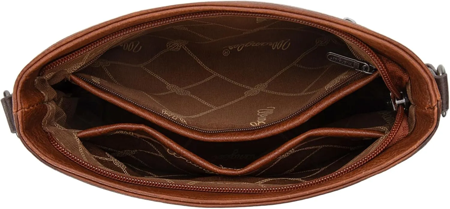Wrangler Crossbody Purses for Women Two Tone Crossbody Bags Women Purses and Handbags