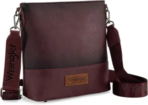 Wrangler Crossbody Purses for Women Two Tone Crossbody Bags Women Purses and Handbags