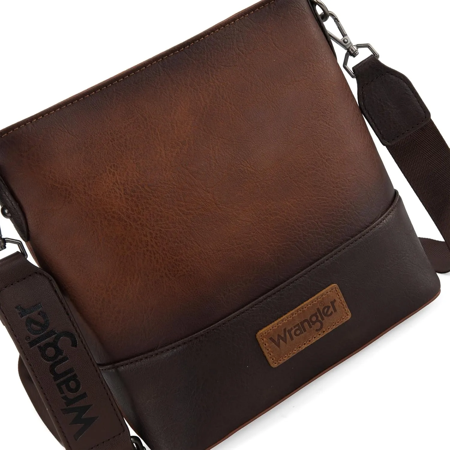 Wrangler Crossbody Purses for Women Two Tone Crossbody Bags Women Purses and Handbags