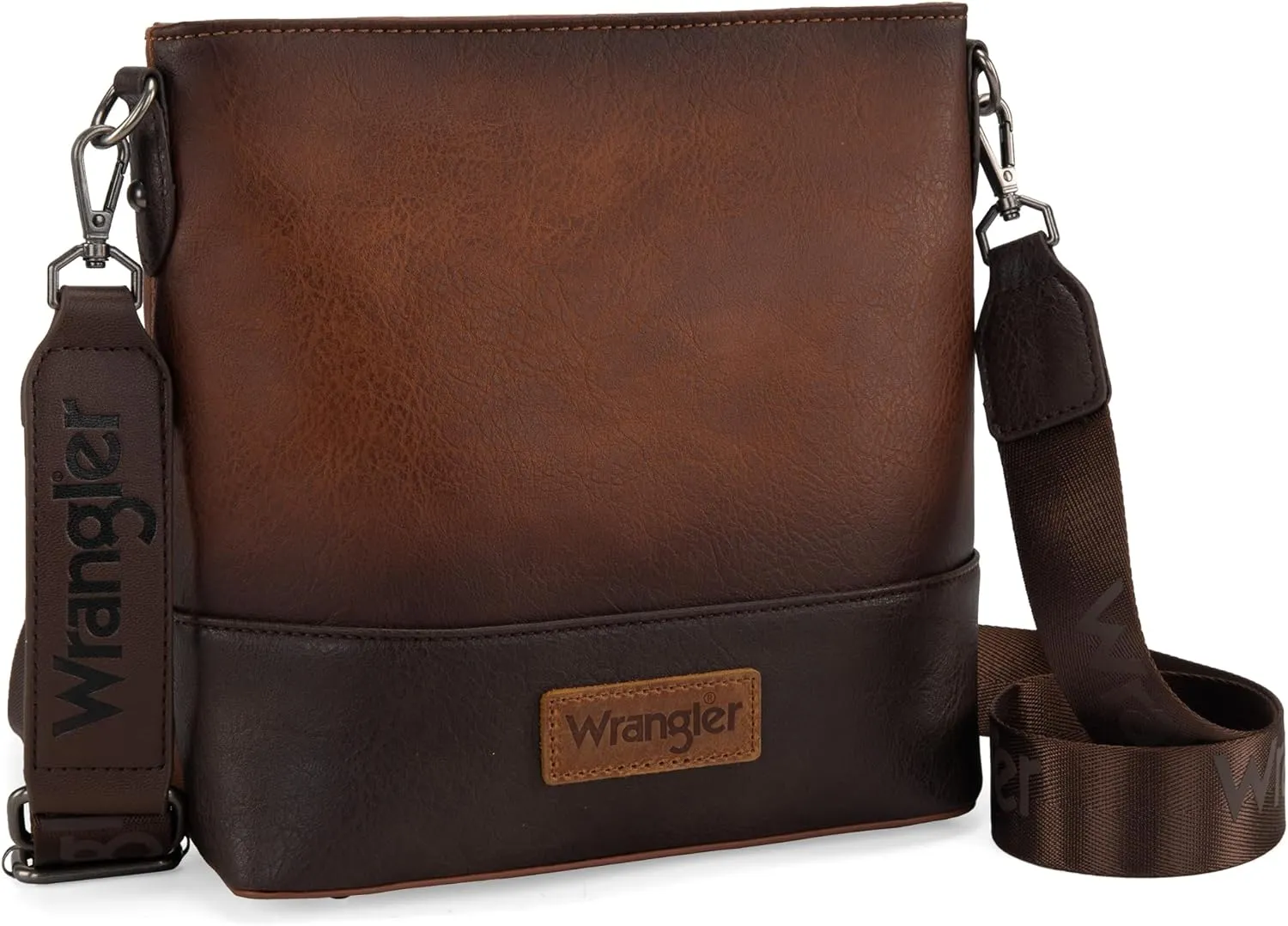 Wrangler Crossbody Purses for Women Two Tone Crossbody Bags Women Purses and Handbags