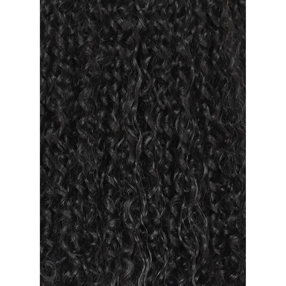 X-TRESS 180 Density Deep Wave Curly Hd Lace Front Wigs For Black And White Women Glueless Wigs Pre Plucked Pre Cut 13x4x1 Highlight Synthetic Lace Frontal Wig Long 26 Inch Water Wavy