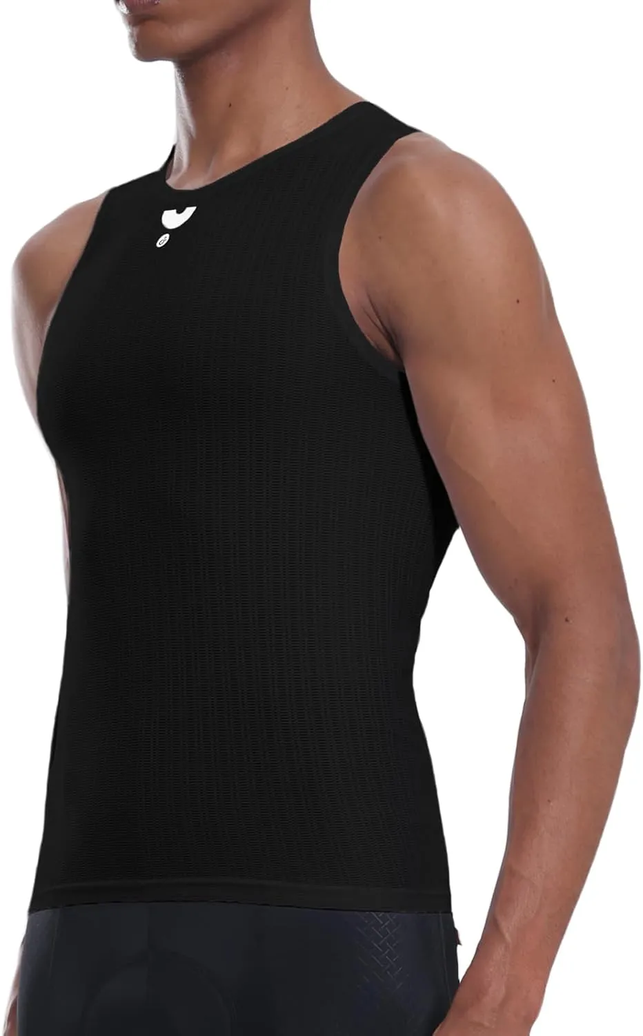 YKYWBIKE Men's Cycling Base Layer Sleeveless Cycling Jersey Men Quick Dry Bicycle Undershirt Mesh Bike Base Layer Vests