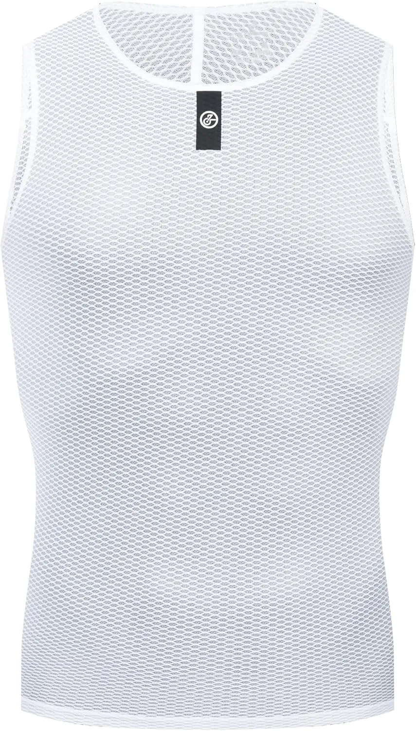 YKYWBIKE Men's Cycling Base Layer Sleeveless Cycling Jersey Men Quick Dry Bicycle Undershirt Mesh Bike Base Layer Vests