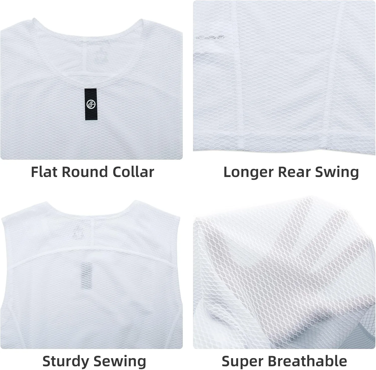 YKYWBIKE Men's Cycling Base Layer Sleeveless Cycling Jersey Men Quick Dry Bicycle Undershirt Mesh Bike Base Layer Vests
