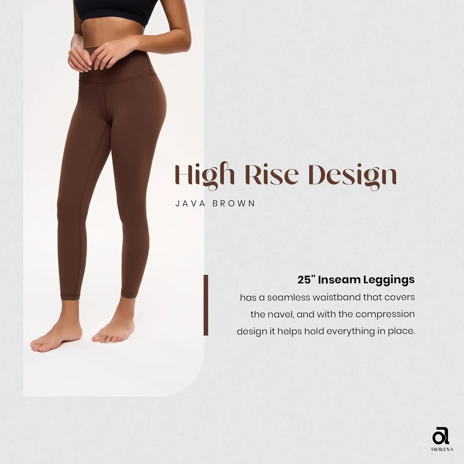 Yoga Wenabutter Workout Leggings for Women Activewear Loungewear Functional Fitness Running Highwaisted Gym Pants 25"