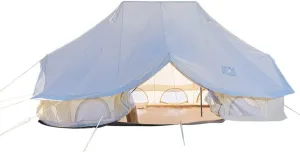 Yurt Tent with Stove Hole for Family Camping, Festival, Picnic - Bell Tent 4 Season, 4x6x3m, 4 Person