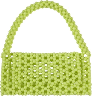 YUSHINY Candy Color Acrylic Beaded Hollow Handbag Evening Clutch Triangle Bags for Wedding Party