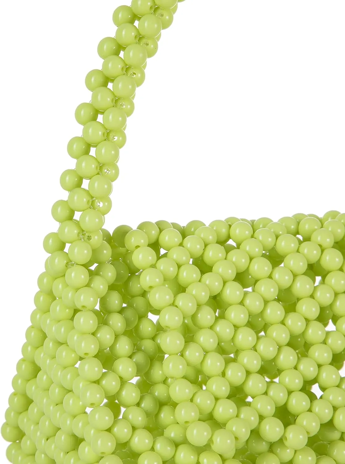 YUSHINY Candy Color Acrylic Beaded Hollow Handbag Evening Clutch Triangle Bags for Wedding Party