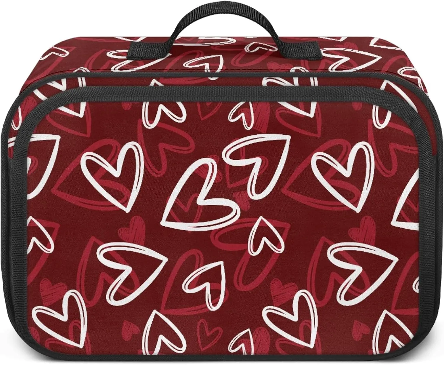 Zanxaintu Heart Small Diaper Bag Lightweight Stroller Diaper Bag with Pocket Diaper Bag Accessories Detachable Stroller Caddy Mini Diaper Bag Crossbody Fits All Strollers