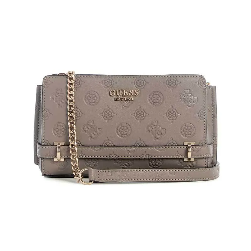 ZARELA MINI TOP ZIP CROSSBODY - TAS GUESS ORIGINAL WANITA