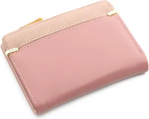 Zipper Purse Generous Coin Purse Wallet Clip Certificate Holding bag Short Lady purse(black-JoJo's Bizarre Adventure1)